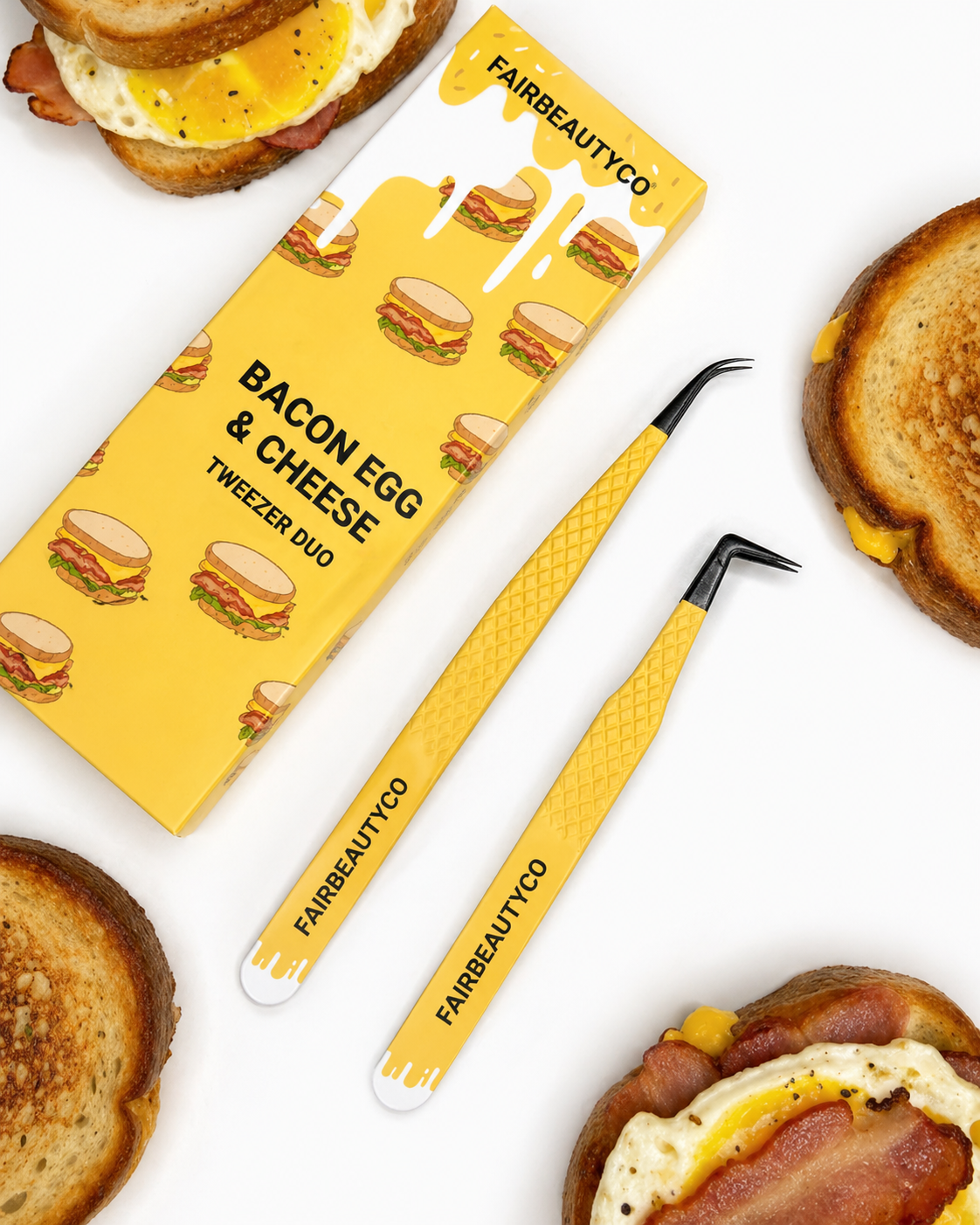 Bacon, Egg & Cheese Tweezer Duo